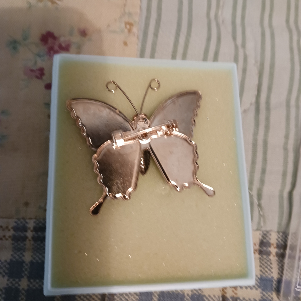 Elegant Butterfly Brooch - Picture 2 of 3
